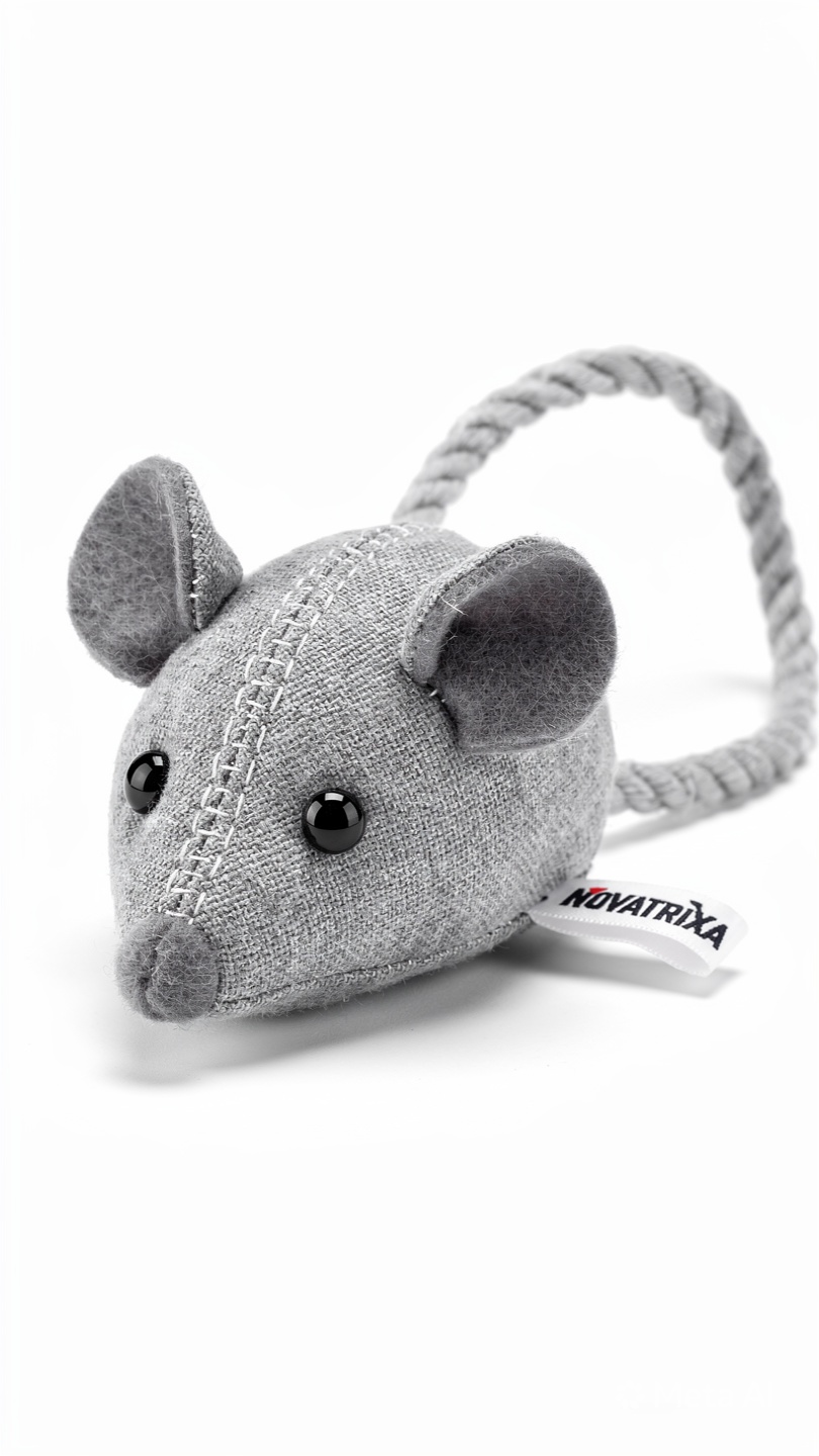 Catnip Infused Plush Mouse