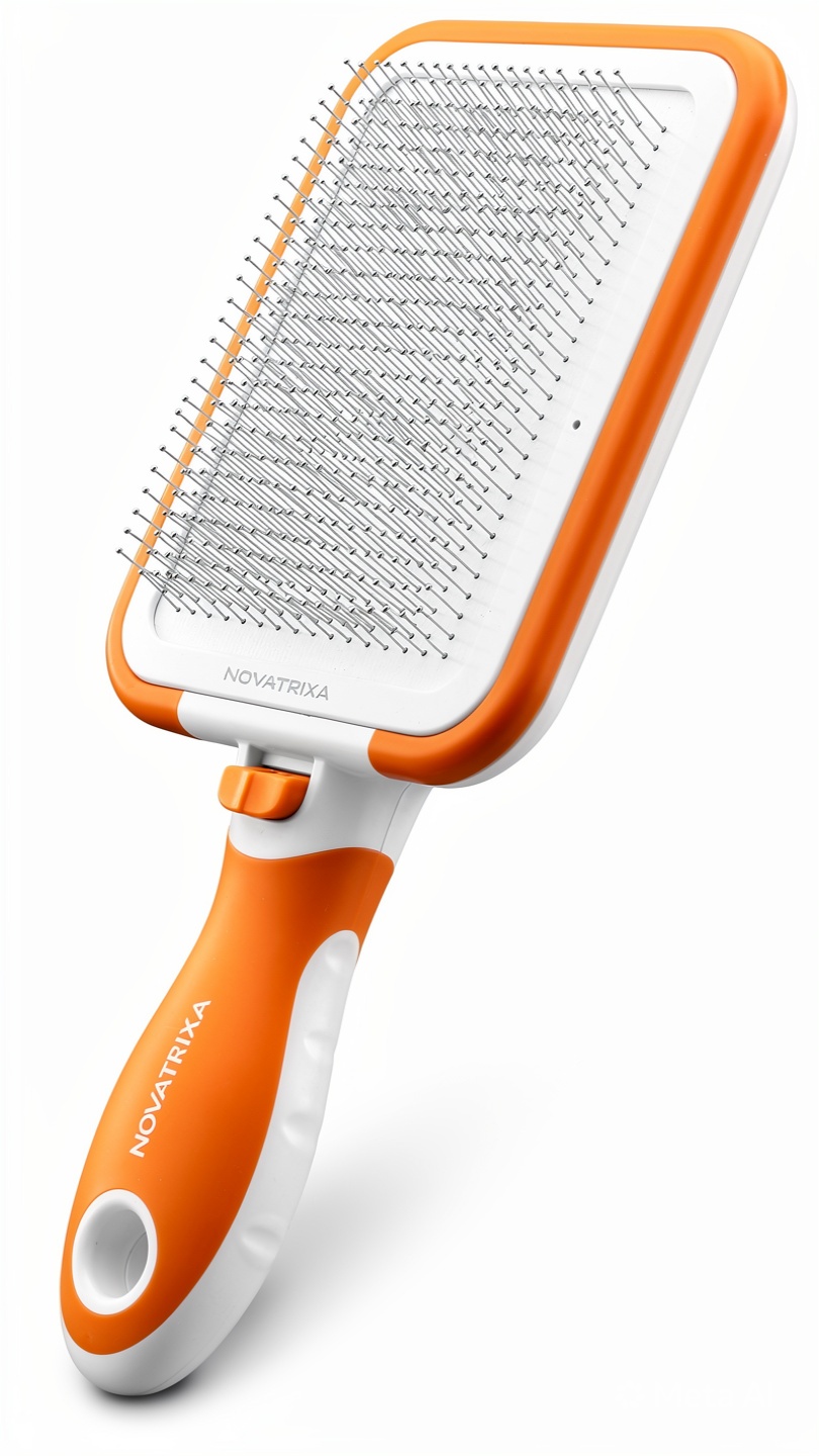 Self-Cleaning Slicker Brush